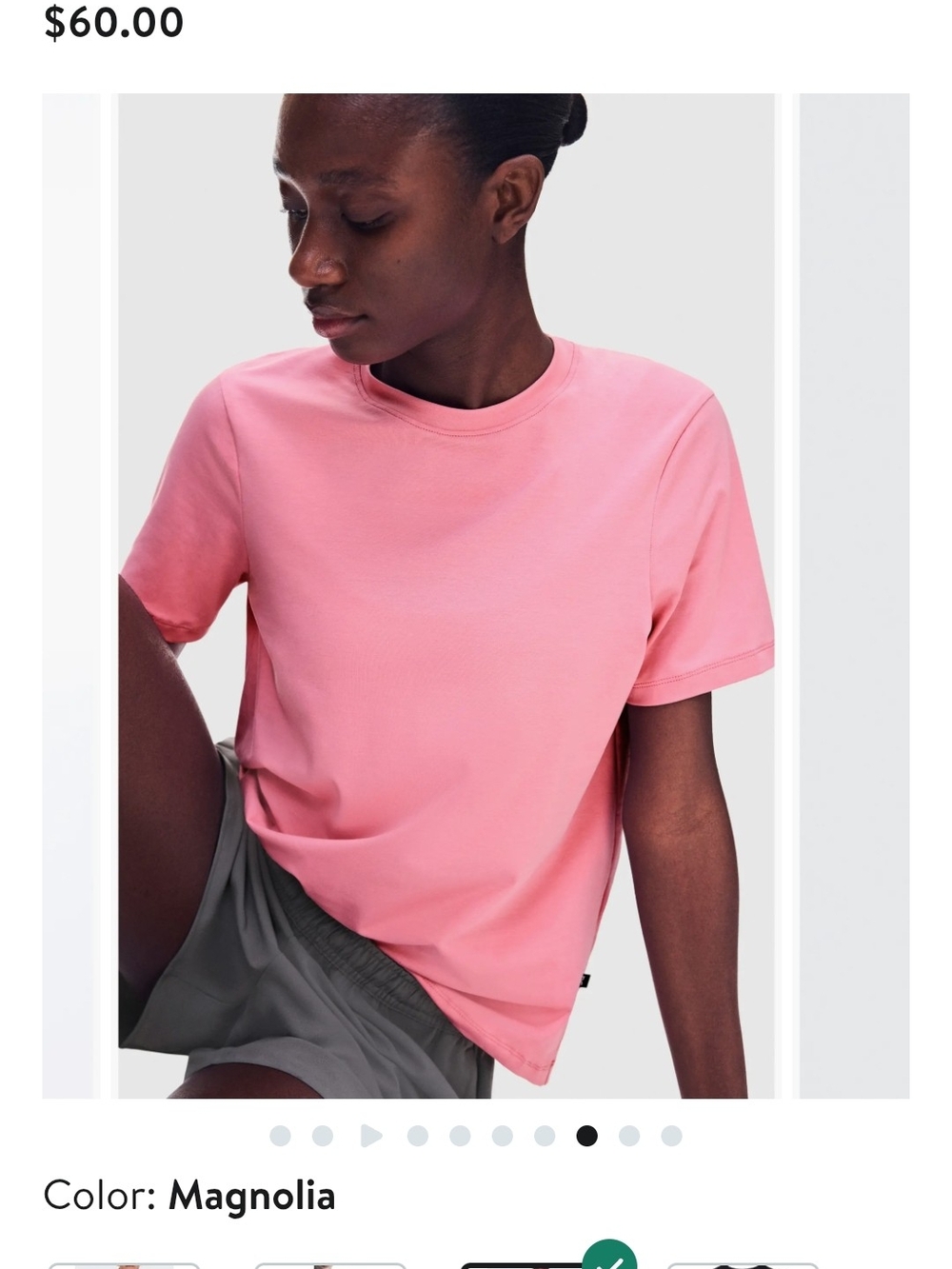 On Focus-T Performance T-Shirt Short Sleeve Tee -Magnolia